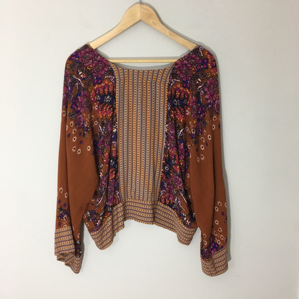 NWT Free People Mix n Match Rust Top Small - Picture 2 of 9